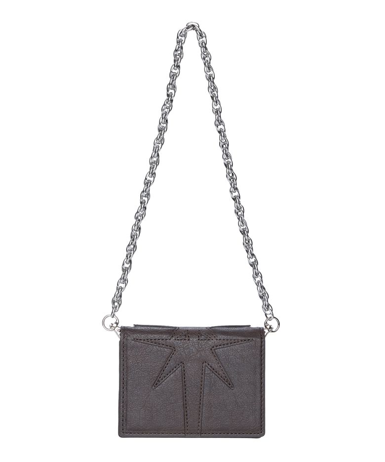 Patch Chain Wallet (Dark Brown)