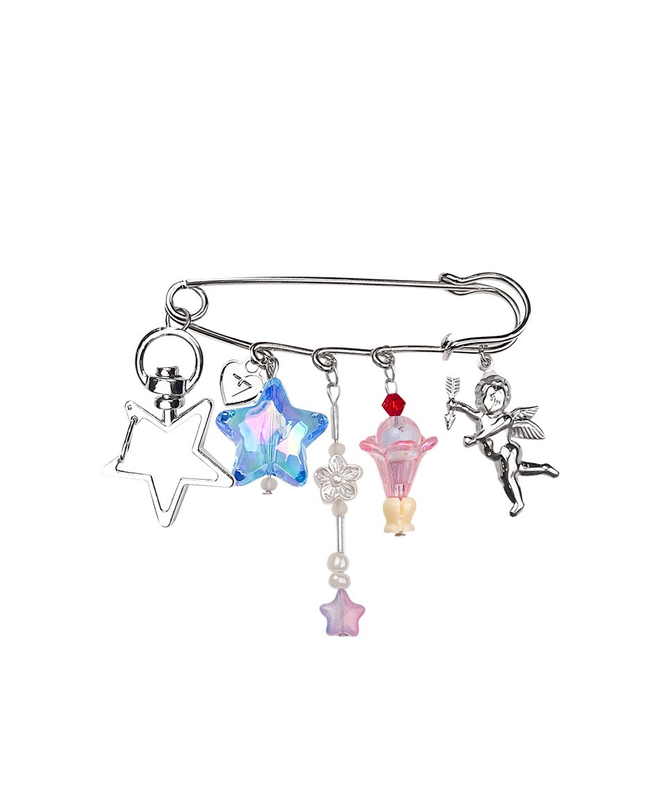 キーホルダー・キーリング VVV Sweet Angel Safety Pin Keyring 4BFK411 MUSINSA | VVV Sweet Angel Safety Pin Keyring
