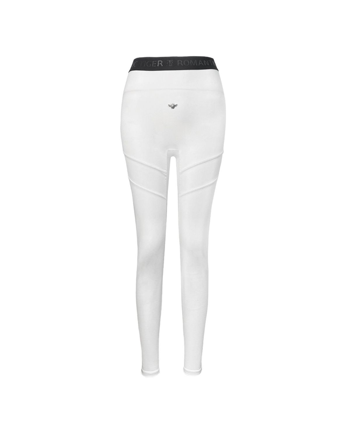 로맨틱타이거(ROMANTIC TIGER) chrome beetle mesh cut white leggings