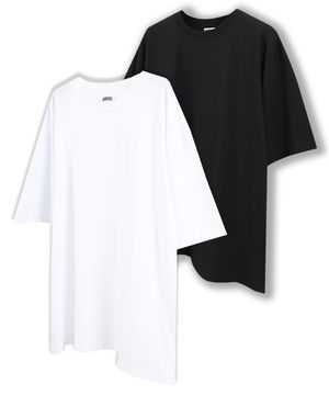 베이직 오버사이즈 쿨코튼 반팔티셔츠