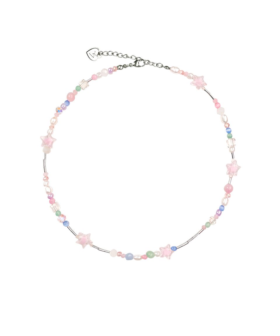 ネックレス・ペンダント VVV Star Cubic llic Mix Beads Necklace BFK147 VVV Star Cubic metallic Mix Beads Necklace BFK147 (VVV