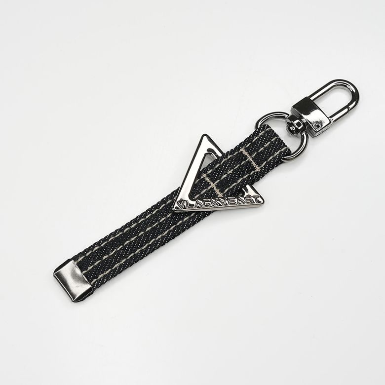 AC4301 _DENIM KEY RING _Charcoal Gray