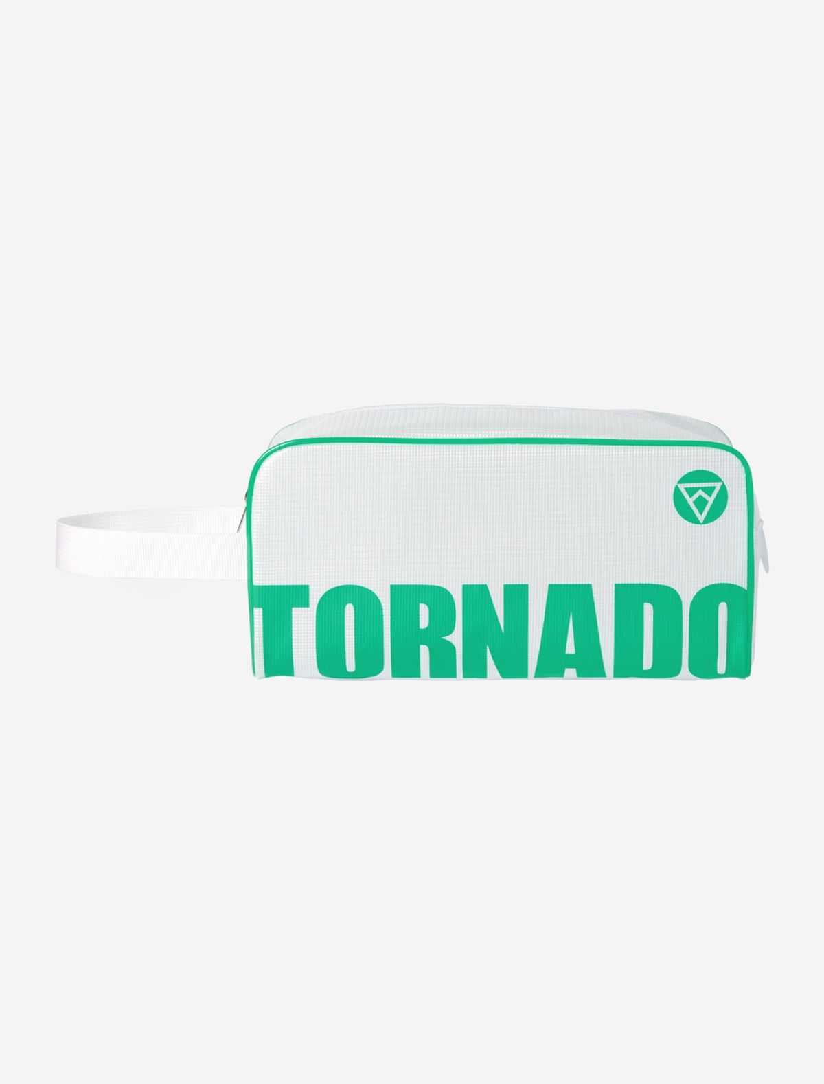 토네이도스포츠(TORNADOSPORTS) 빅로고 사각 타포린 손가방 화이트