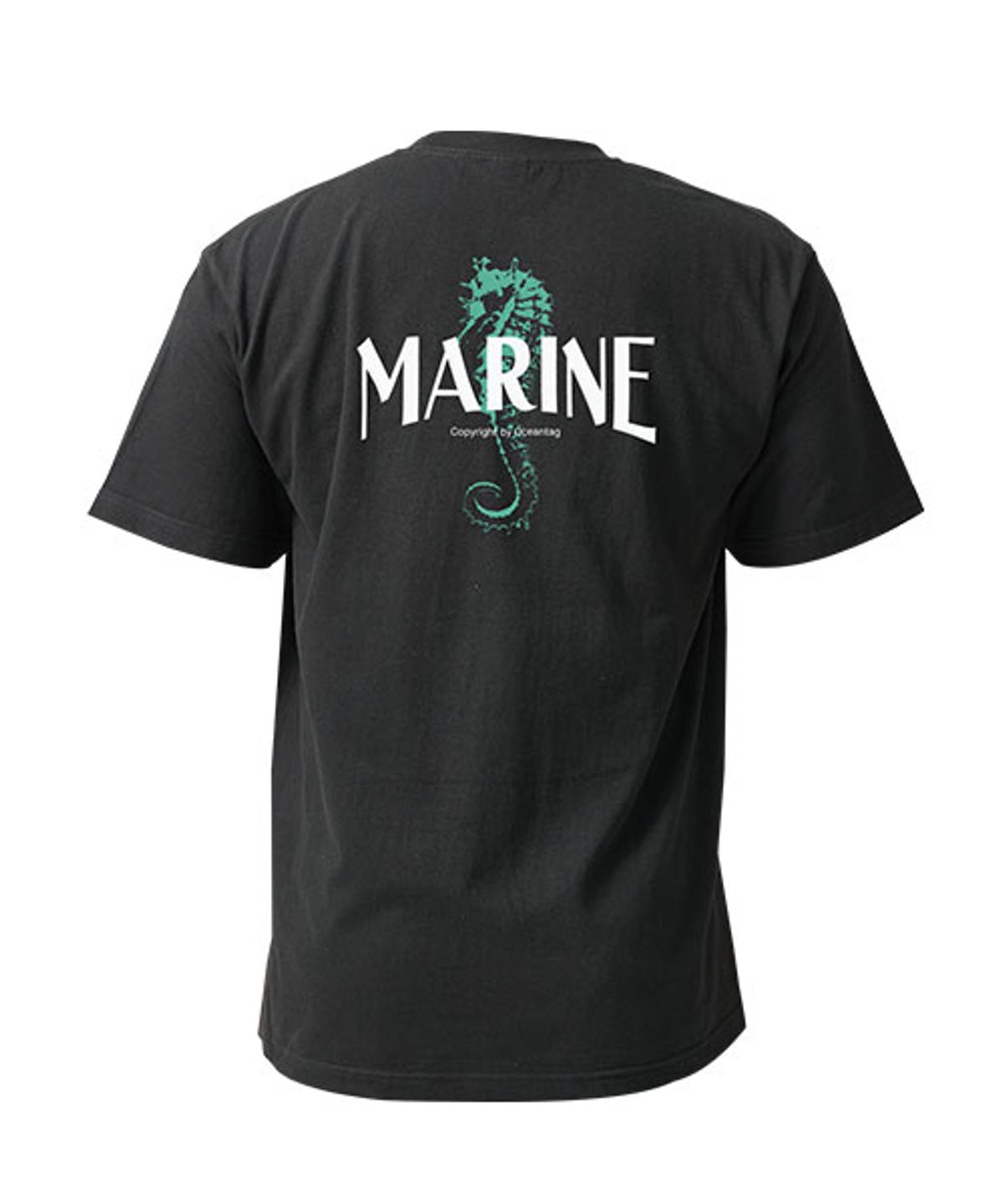 오션테그(OCEANTAG) 반팔 티셔츠 블랙 Marine