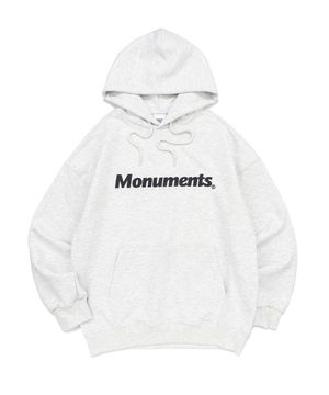 OG LOGO  HOOD TEE (LIGHT MELANGE)