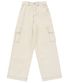 아이보리 컬러 카고 팬츠