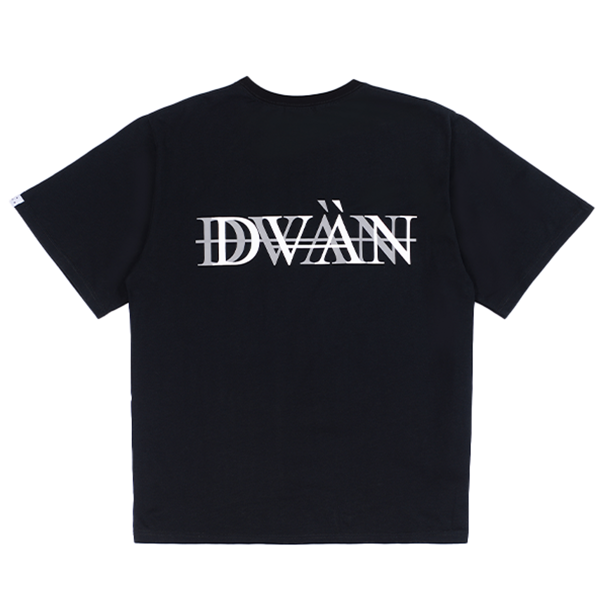 드반(DVÀN) DOUBLE LOGO T-SHIRT BLACK 더블 로고 티셔츠