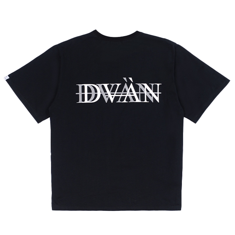 DOUBLE LOGO T-SHIRT BLACK 더블 로고 티셔츠