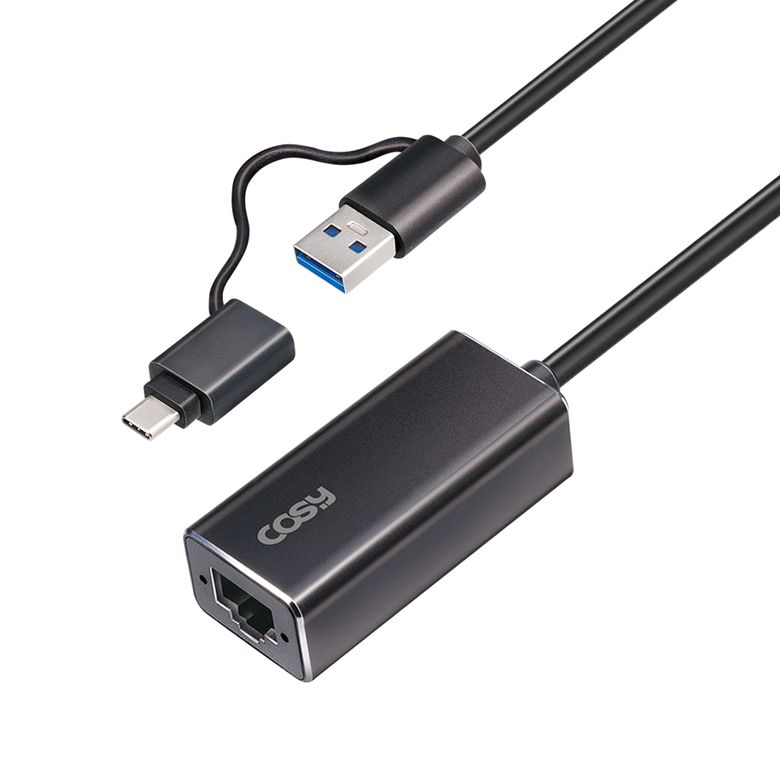 린다 듀얼 커넥터 2.5Gbps 유선랜 어댑터 UL4103CA