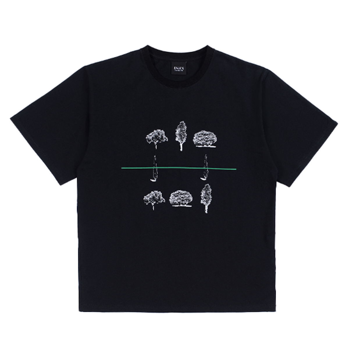 드반(DVÀN) MONO NATURE GRAPHIC T-SHIRT 모노 네이처 그래픽 티셔츠