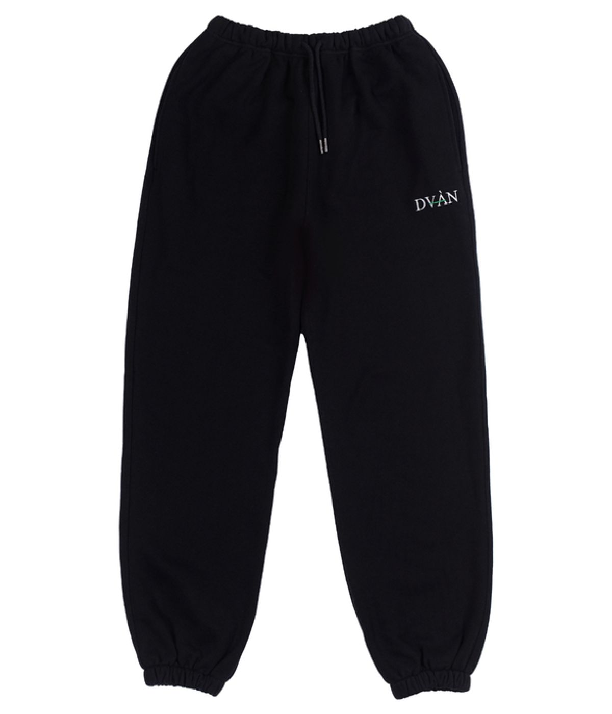 드반(DVÀN) BASIC LOGO JOGGER PANTS BLACK 베이직 로고 조거팬츠