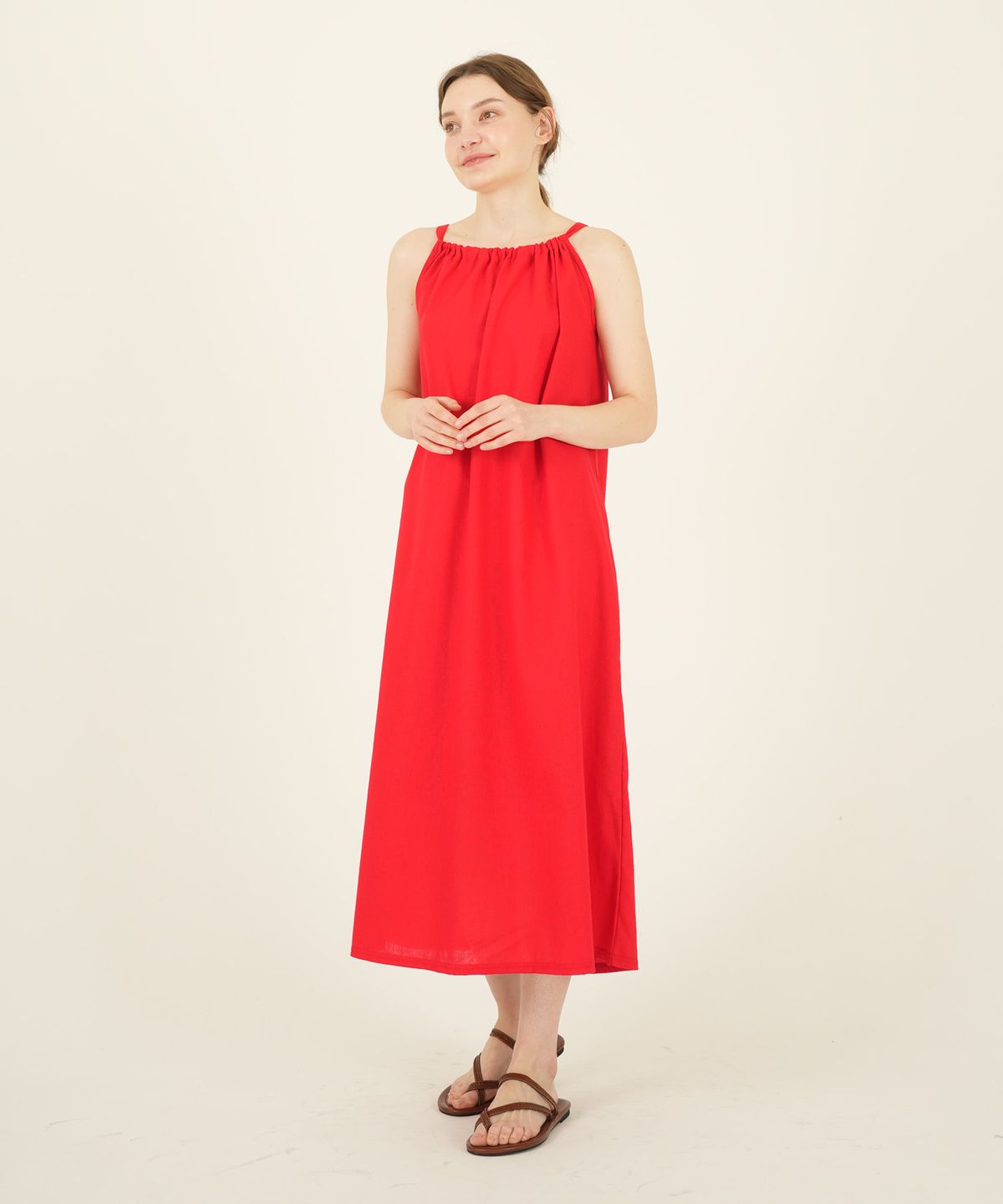 에이본(THE-ABON) W23 cc string onepiece red