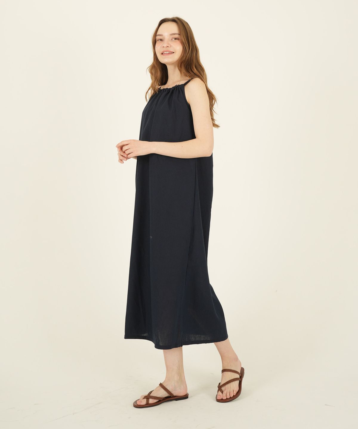에이본(THE-ABON) W23 cc string onepiece navy
