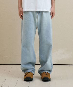 DEN0381 Bleach Blue Extra Wide Jeans