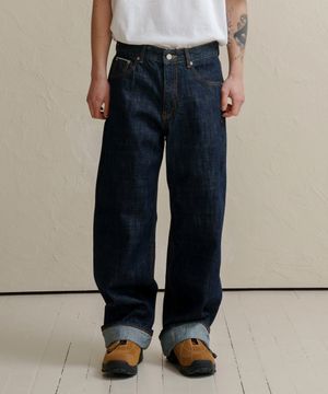DEN0801 Selvedge Extra Wide Fit (Mid Indigo)