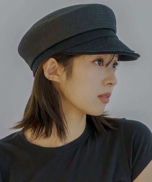 RUBAN NOUVELLE MARGOT HAT IN BLACK source detail 9