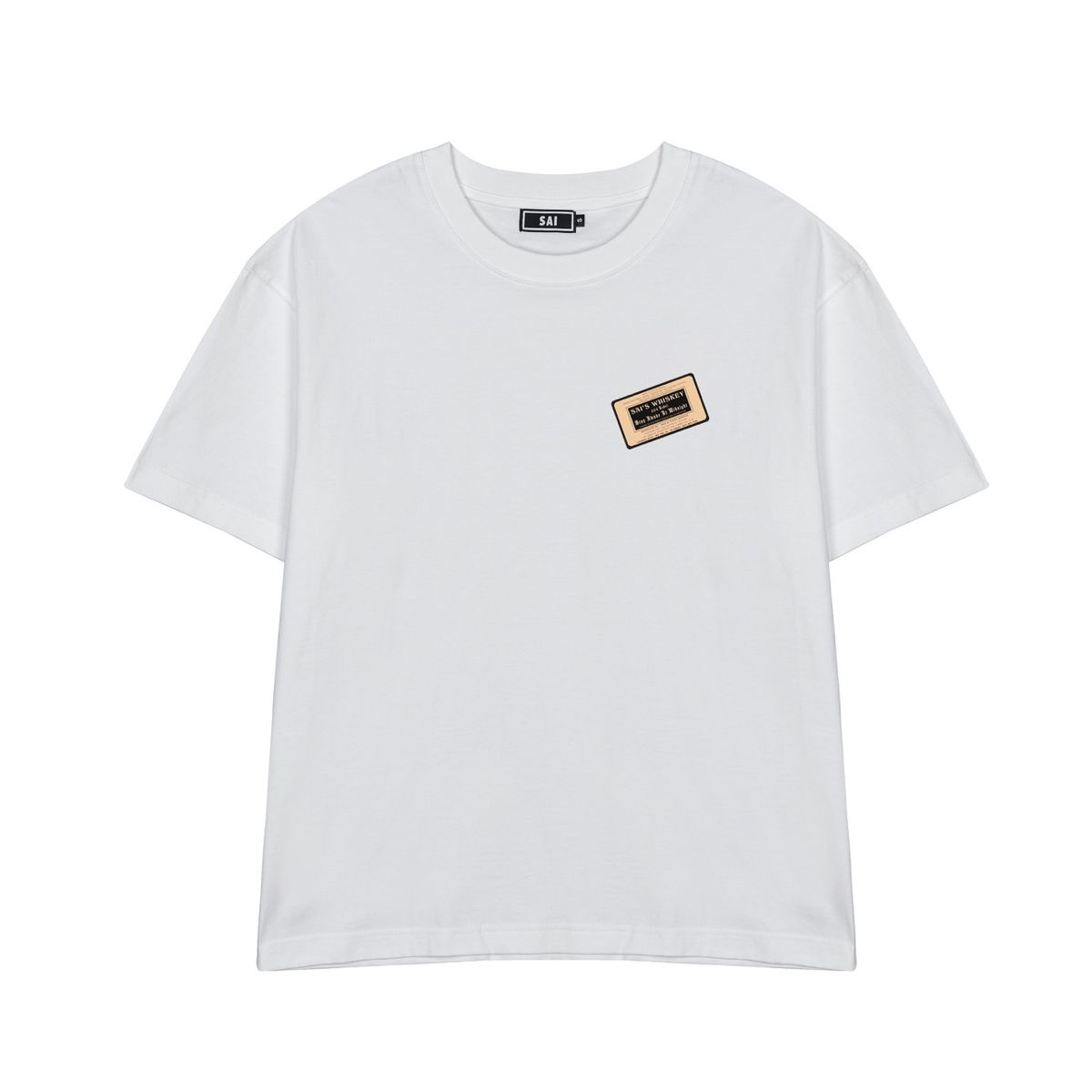 사이(SAI) 005 블랙라벨 티셔츠 화이트