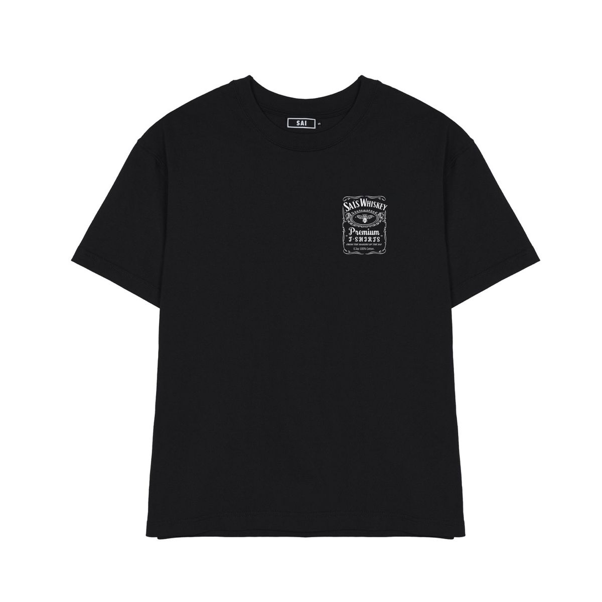사이(SAI) 005 버번 위스키 티셔츠 블랙
