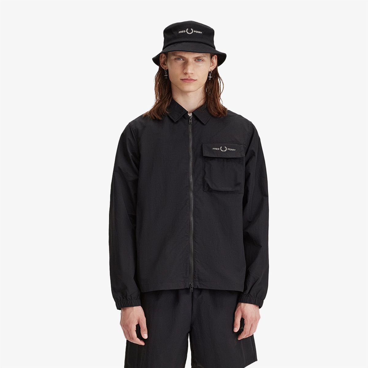 프레드페리(FRED PERRY) [Sport] 립스탑 오버셔츠(102) AFPM2417778-102