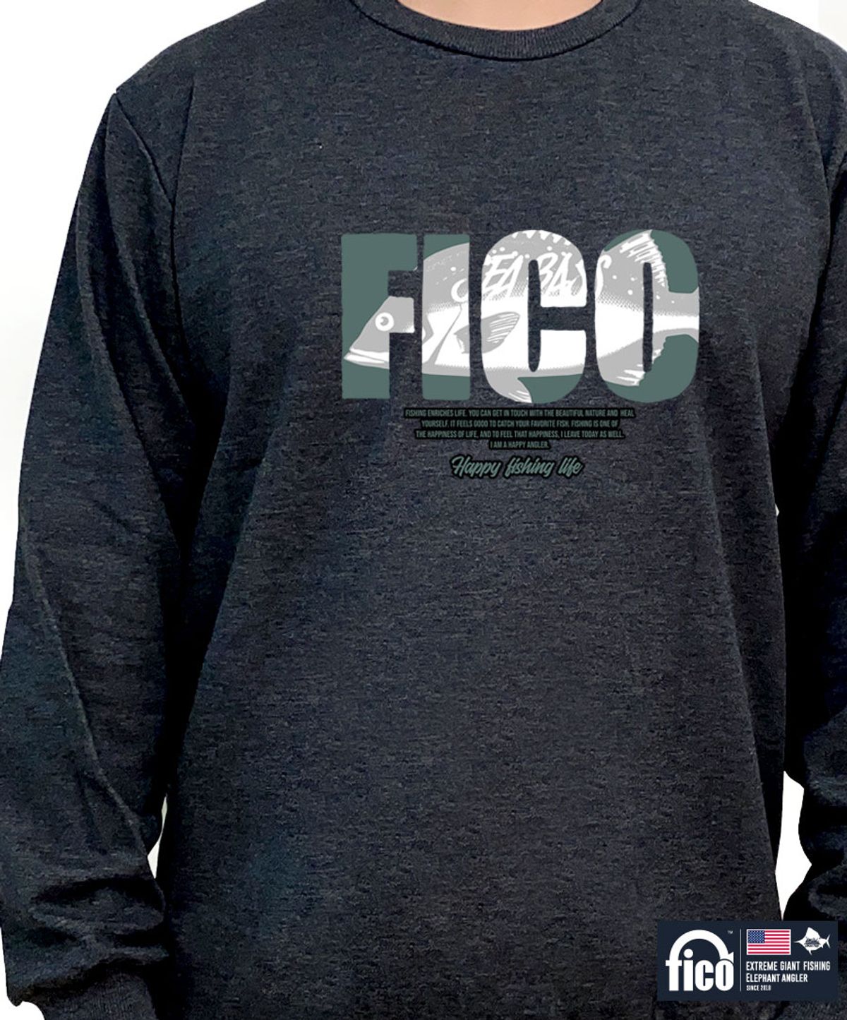 돌돌(DOLDOL) FICO-MTM-196 익스트림 낚시 브랜드  피코 그래픽 맨투맨 긴팔