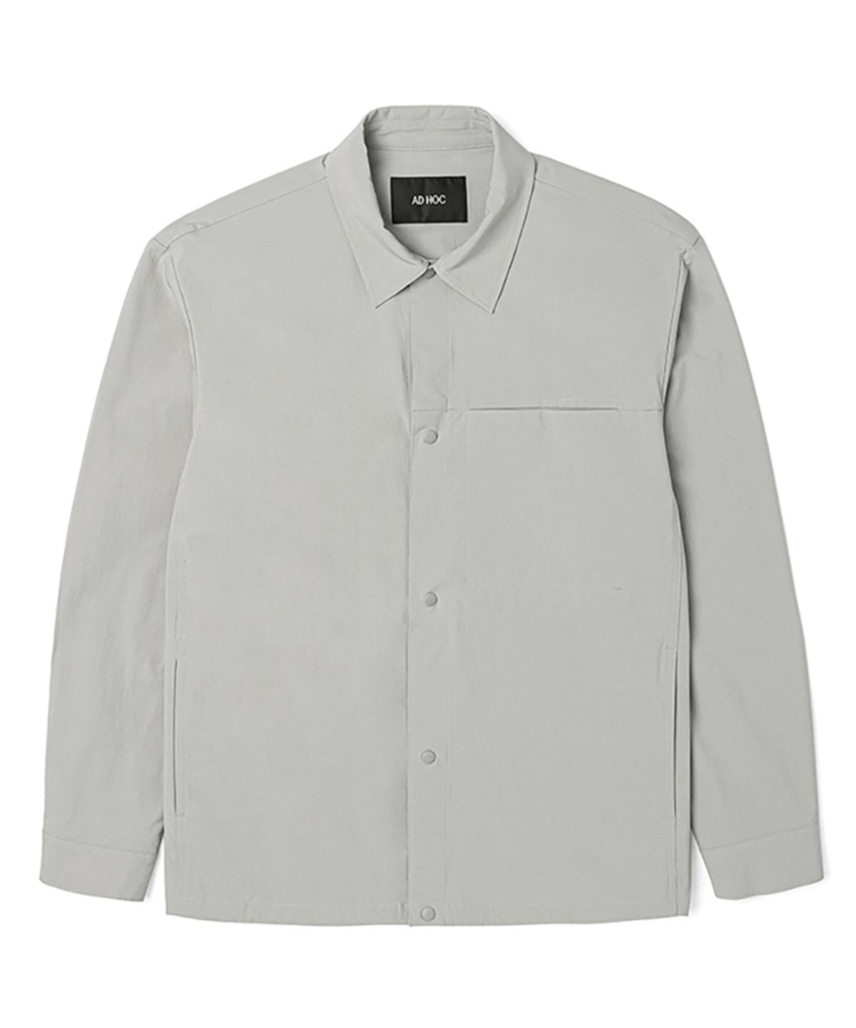 애드호크(ADHOC) 남성 원 포켓 기본 긴팔 셔켓 (LT-BEIGE) (HA3LS02-23)