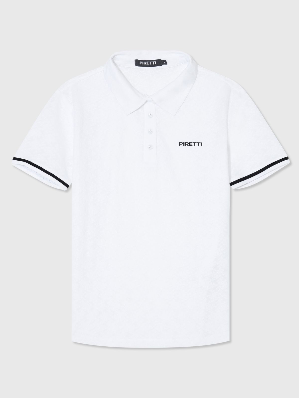 피레티(PIRETTI) 루카 폴로 티셔츠 W_White