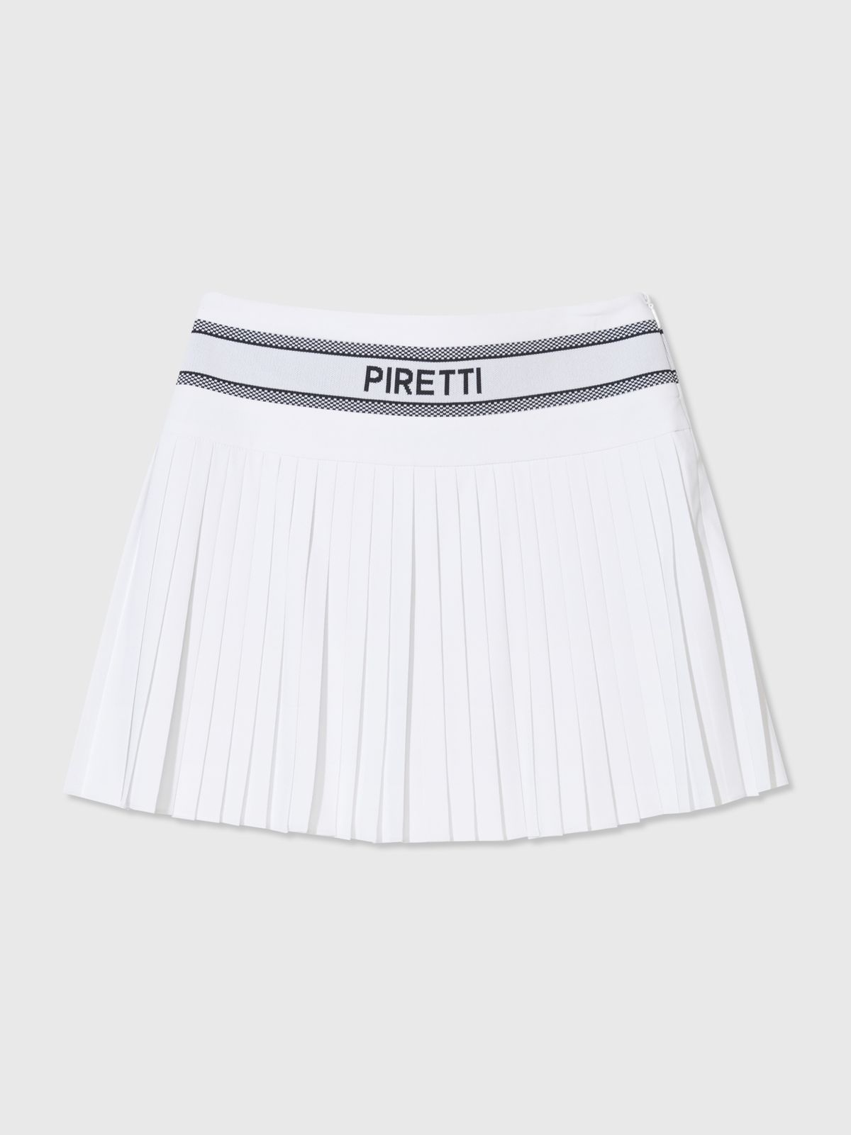 피레티(PIRETTI) 사보나 웨이브 플리츠 큐롯 W_White