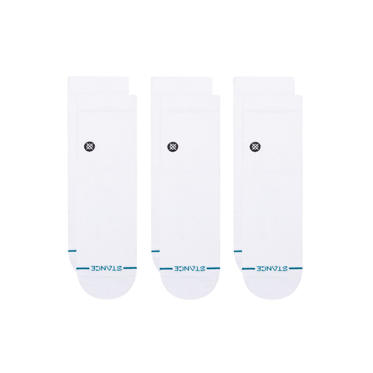 스탠스(STANCE) [UNISEX] 아이콘 쿼터 3팩 STC-A356A21IQP-WHT