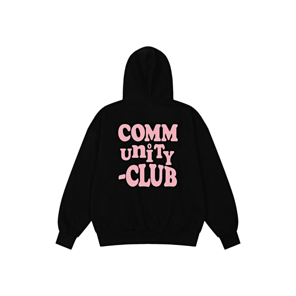 커뮤니티클럽(COMMUNITY CLUB) UNITY 로고 후디 ver2 (블랙)