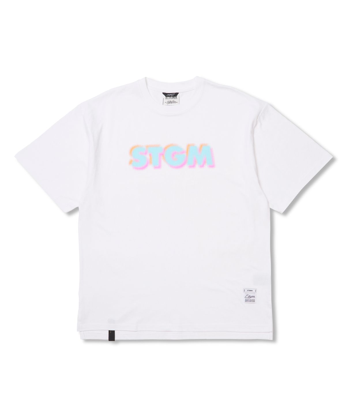 스티그마(STIGMA) Harf Tone Oversized Short Sleeves T-Shirts White