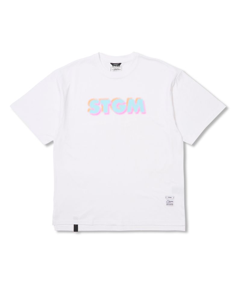Harf Tone Oversized Short Sleeves T-Shirts White