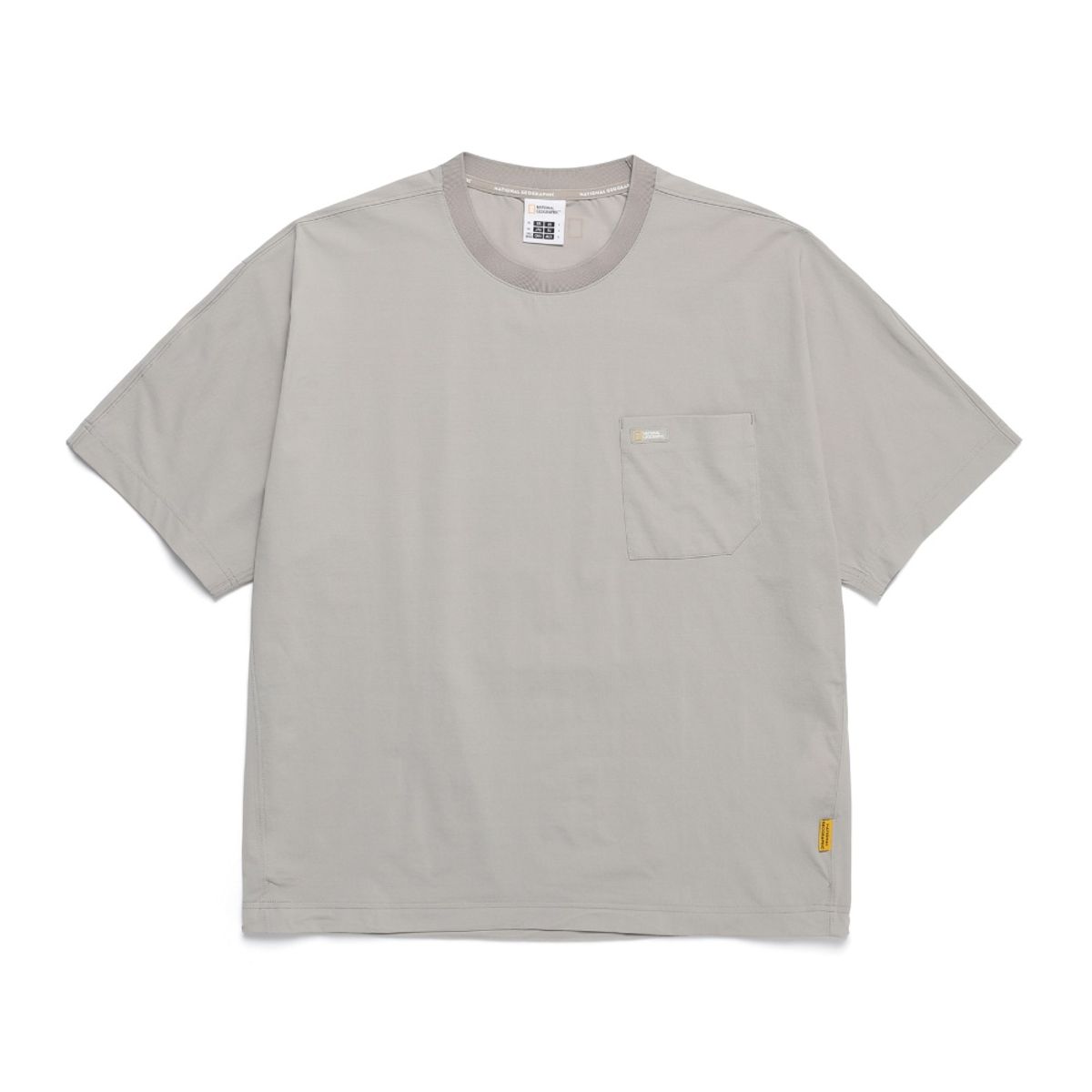 내셔널지오그래픽(NATIONALGEOGRAPHIC) N242UTS992 프로즌에어 반팔 티셔츠 OAK BEIGE