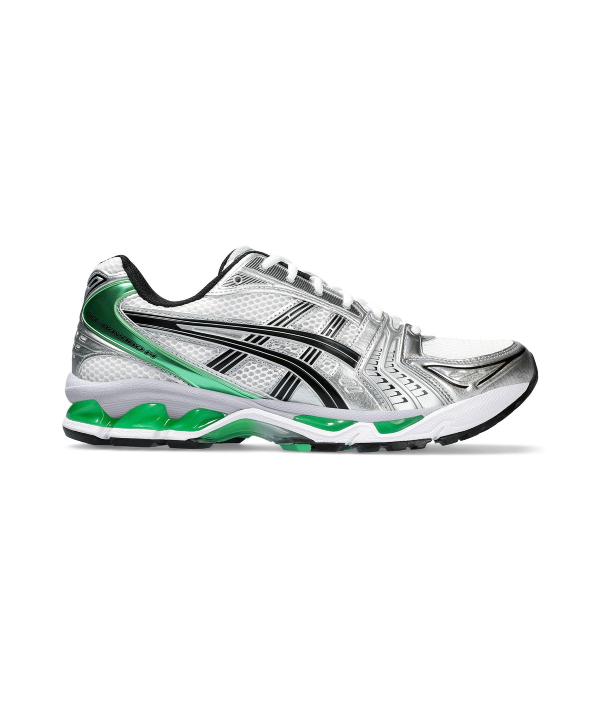아식스(ASICS) 젤-카야노 14 - 화이트:말라카이트 그린 / 1201A019-110