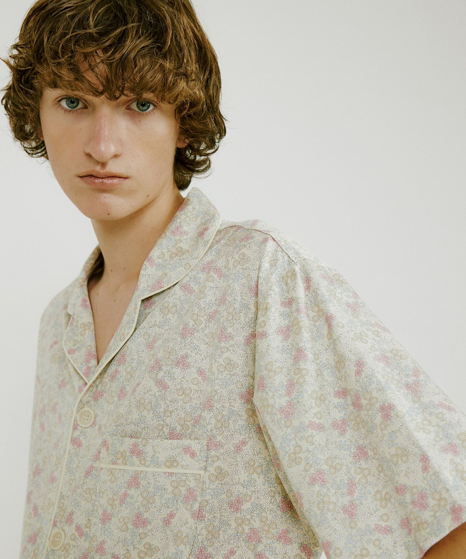 MUSINSA | JO'S LOUNGE [MODAL] (m) Cheddar Short Pajama Set