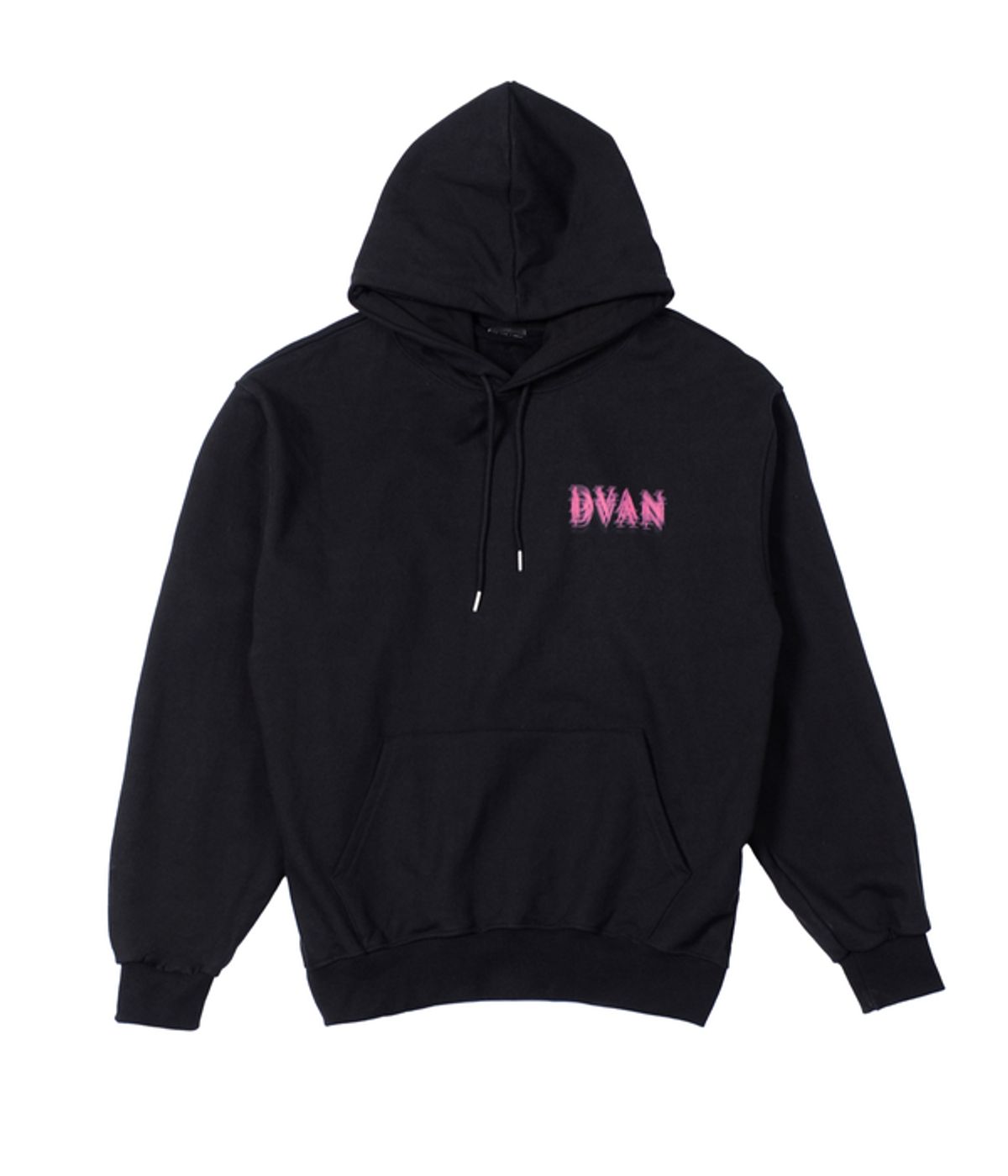 드반(DVÀN) [드반] HOLOGRAM PRINT HOODIE BLACK - PINK 홀로그램 핑크 후드