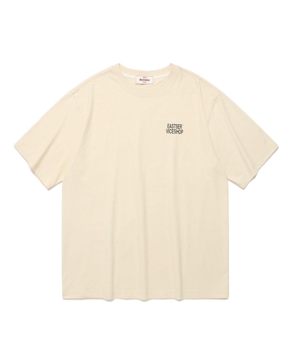 이스트서비스샵(eastserviceshop) Vice Shop Half T - Cream