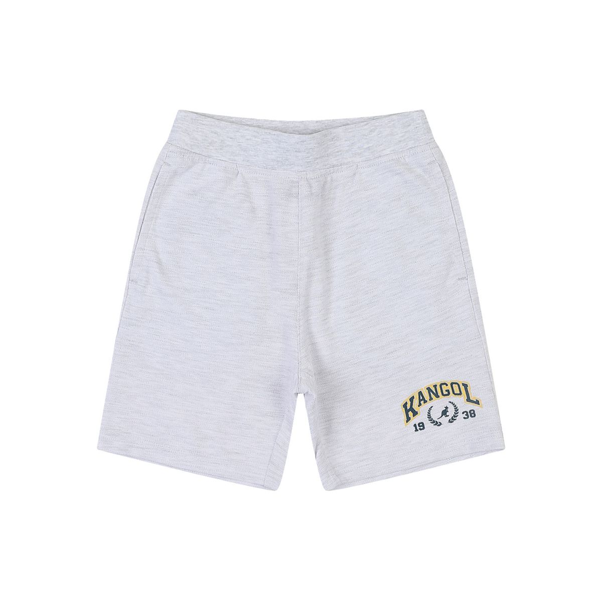 캉골키즈(KANGOL KIDS) GOAT 쿨맥스 클럽 그래픽 숏츠 QB 0402 멜란지 그레이/AQBCJT04020MY