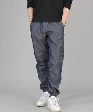 레트로라인 카고조거 팬츠 RL-311CJ 데님 라이트인디고