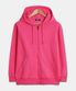 [논기모or기모] 베이직 스탠다드핏 무지 후드 집업 핫핑크