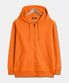 [논기모or기모] 베이직 스탠다드핏 무지 후드 집업 오렌지