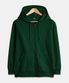 [논기모or기모] 베이직 스탠다드핏 무지 후드 집업 그린