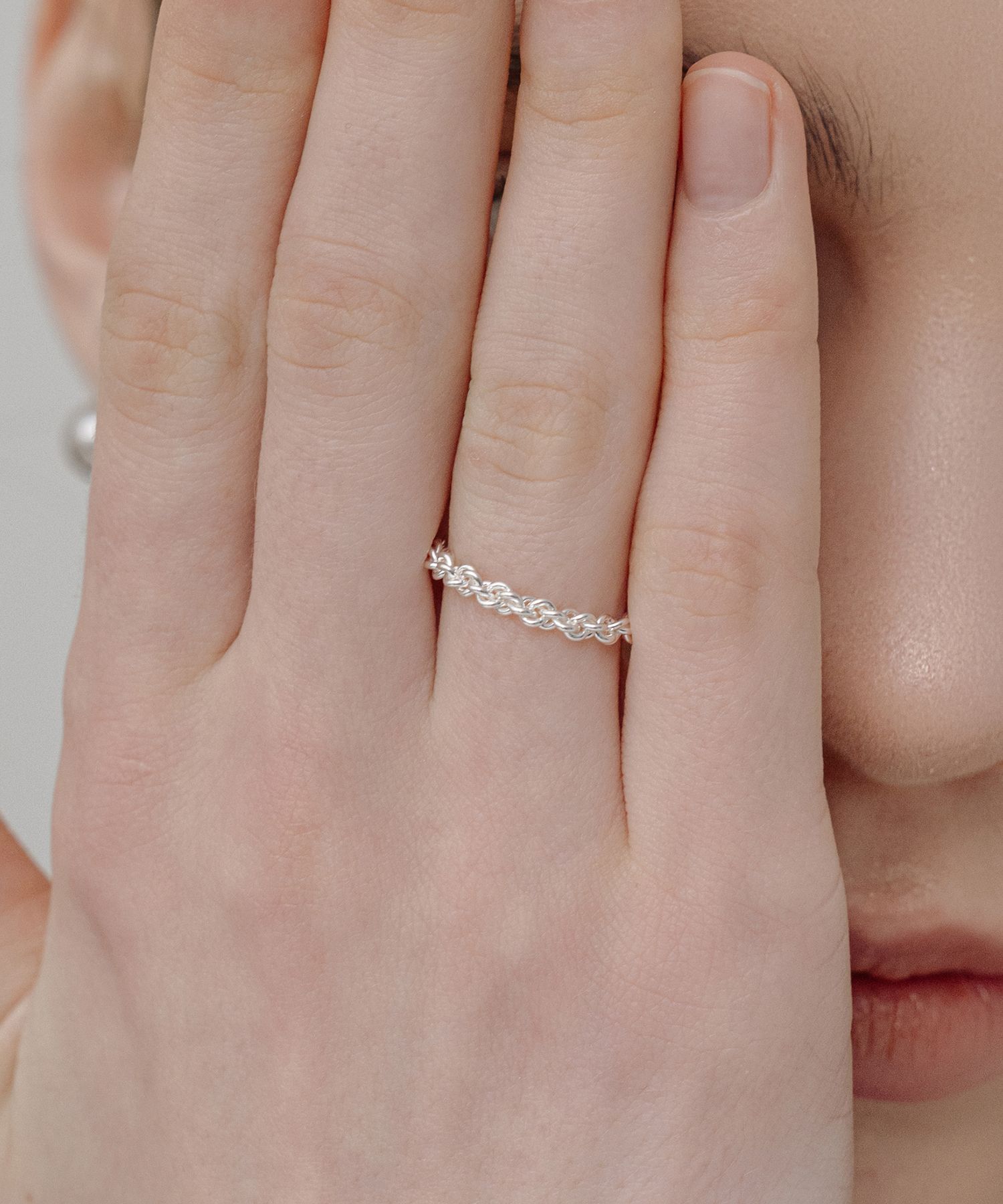 ★TOU★ [Silver925] WE007 Silver twist rope ring MUSINSA | TOU [Silver925] WE007 Silver twist rope ring