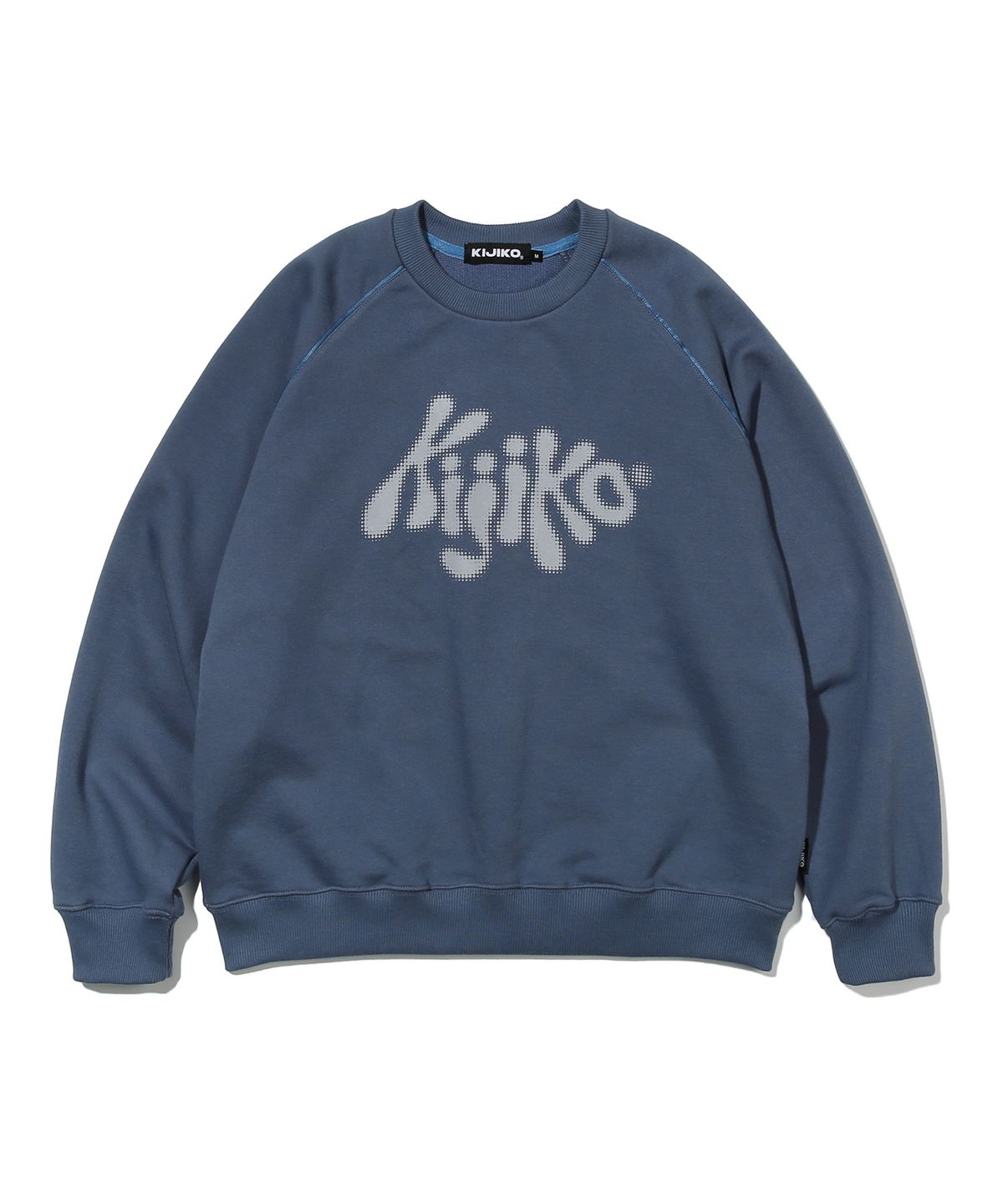 키지코(KIJIKO) Piping raglan sweatshirt Navy - 사이즈 & 후기 | 무신사