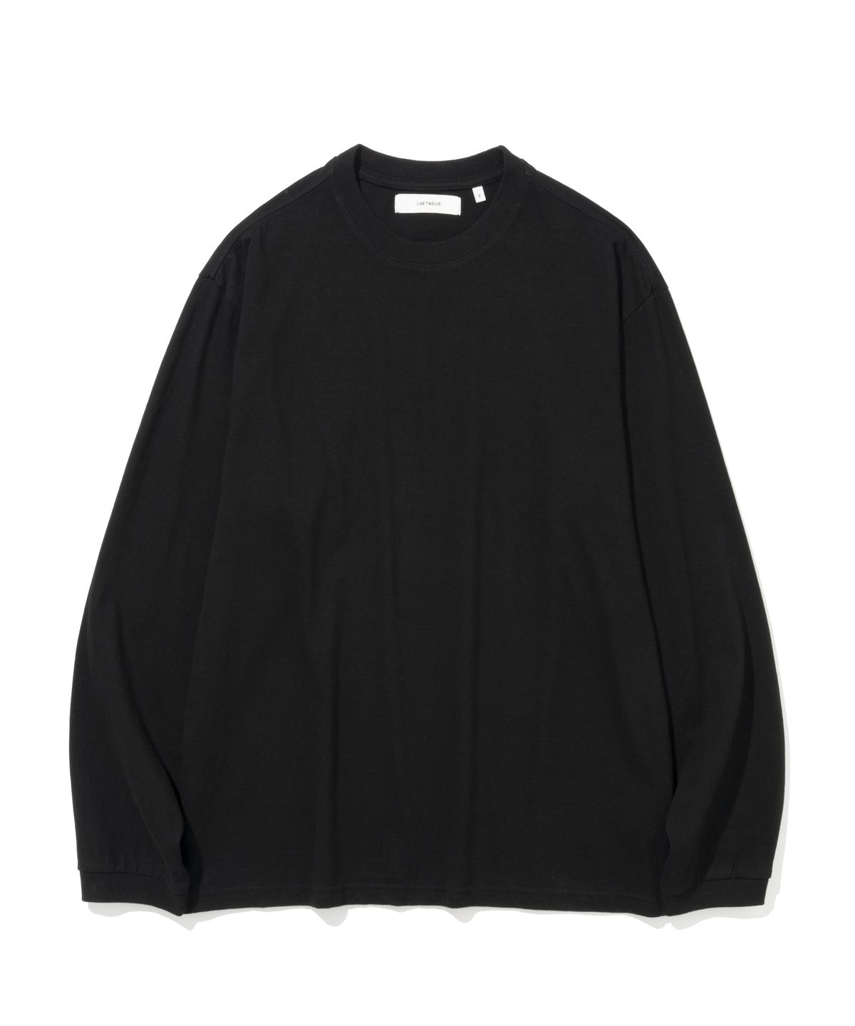 랩12(LAB12) 24SS 오버롱 티셔츠 (블랙)