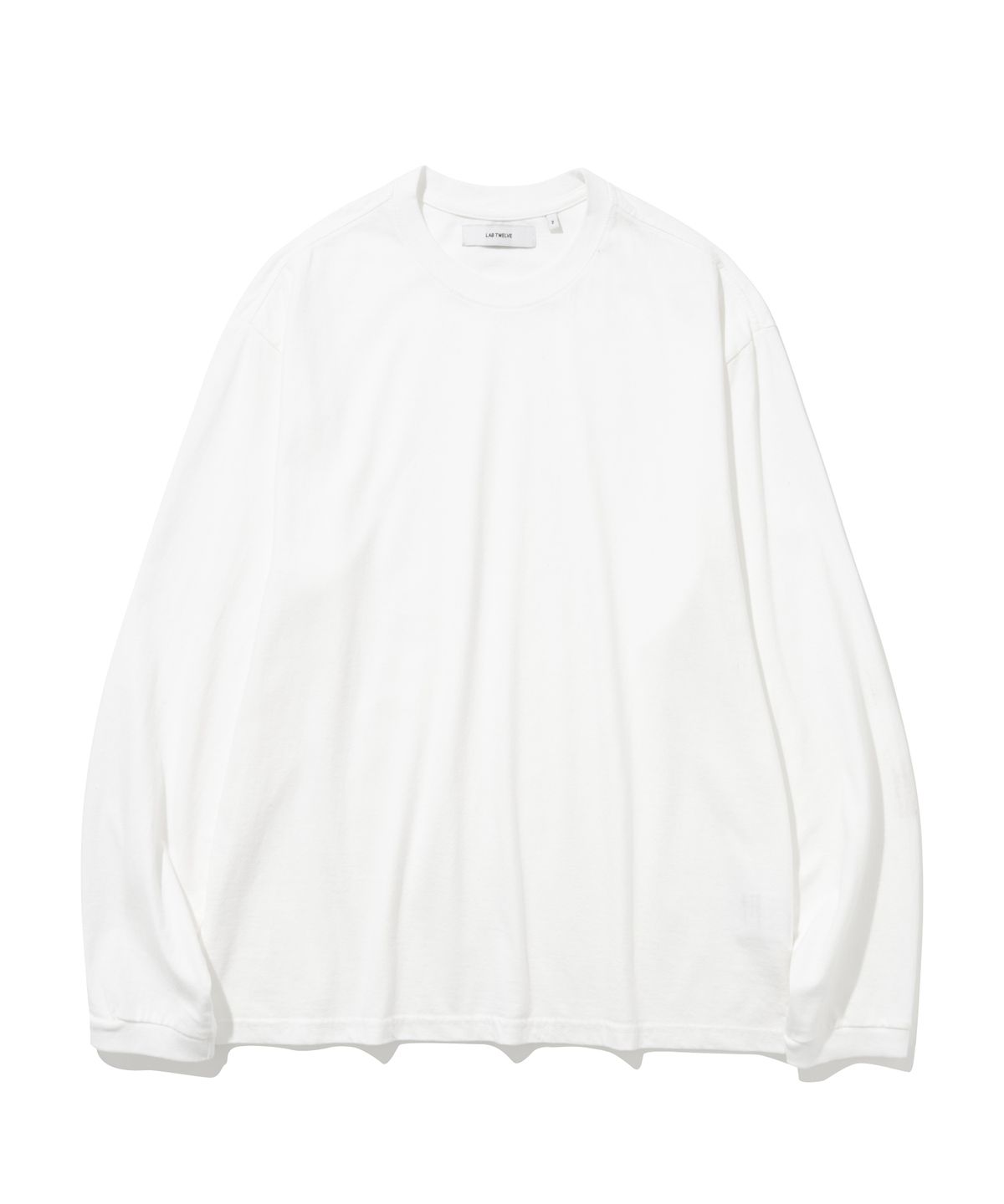 랩12(LAB12) 24SS 오버롱 티셔츠 (오프화이트)