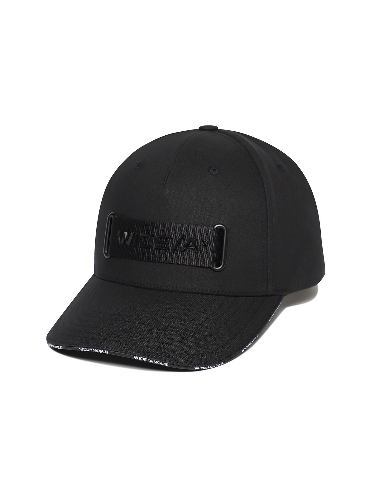 와이드앵글(WIDEANGLE) CO 캐주얼 웨빙 베이스볼 캡_Black