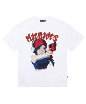 매나데스 티셔츠 - 화이트