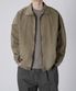 워시드 코튼 블루종 점퍼 자켓 카키베이지