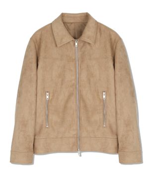 웨스턴 비건 스웨이드 자켓 베이지