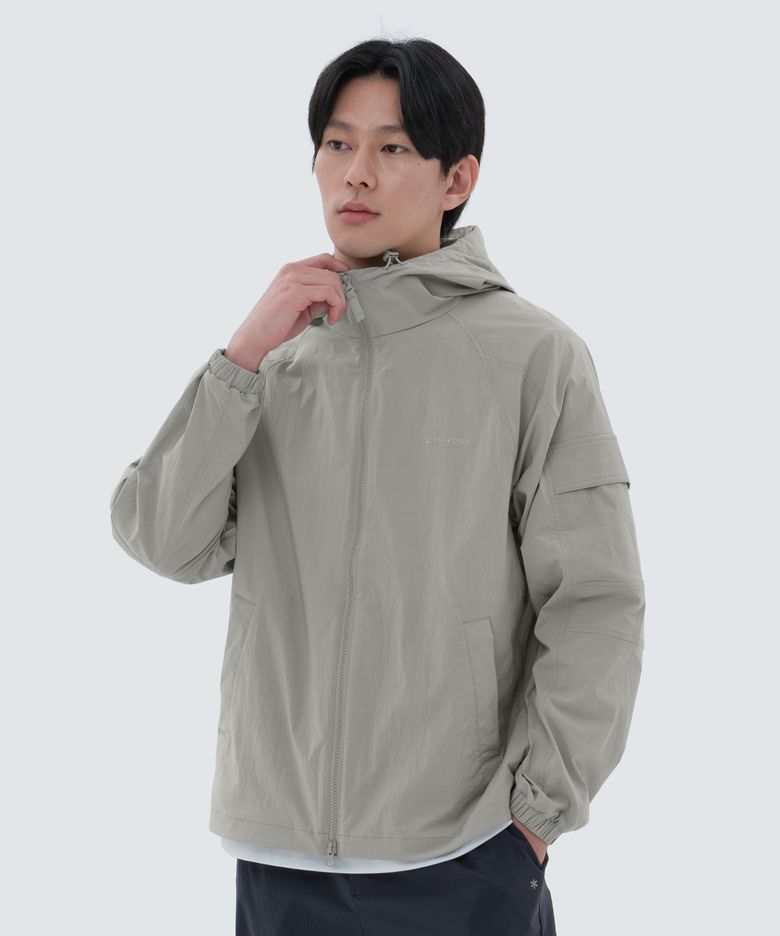 루트 유틸리티 포켓 바람막이 Gray (S24MURWB67)